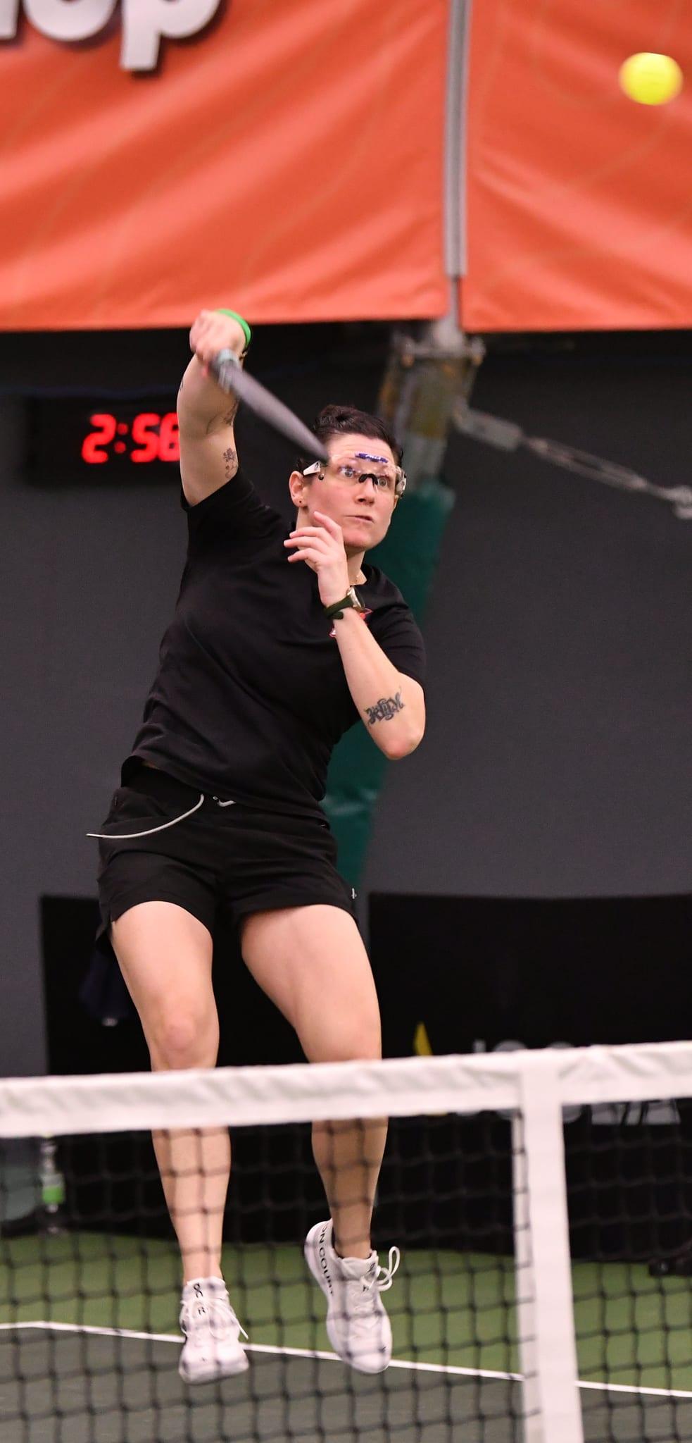 Erica Remshard in action